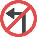 signs,left,signaling,traffic sign,shapes and symbols,traffic,circulation,turn left,no turn ok 
